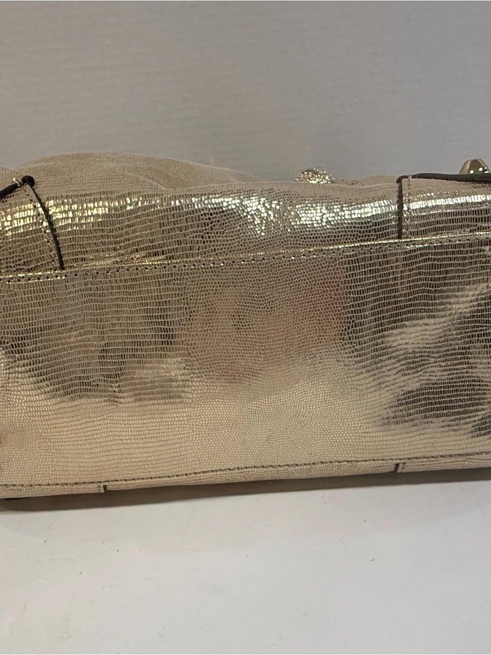 Juicy Couture Metallic Gold Satchel